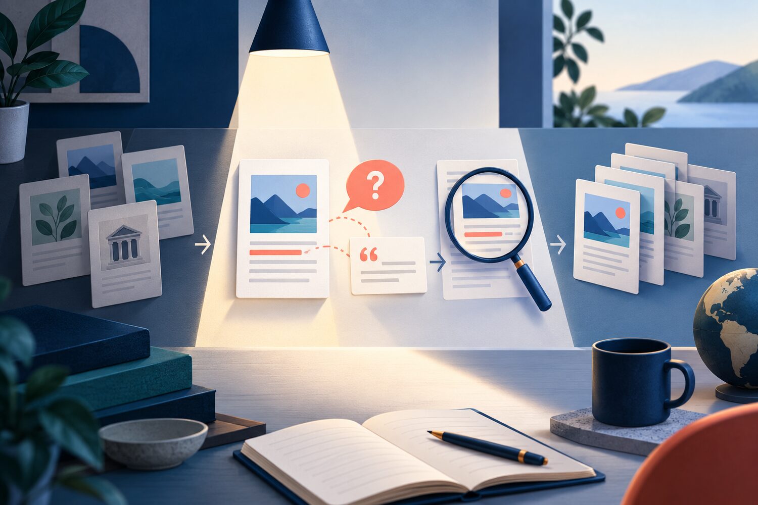 A focused evidence check isolates one source before expanding to a wider document set